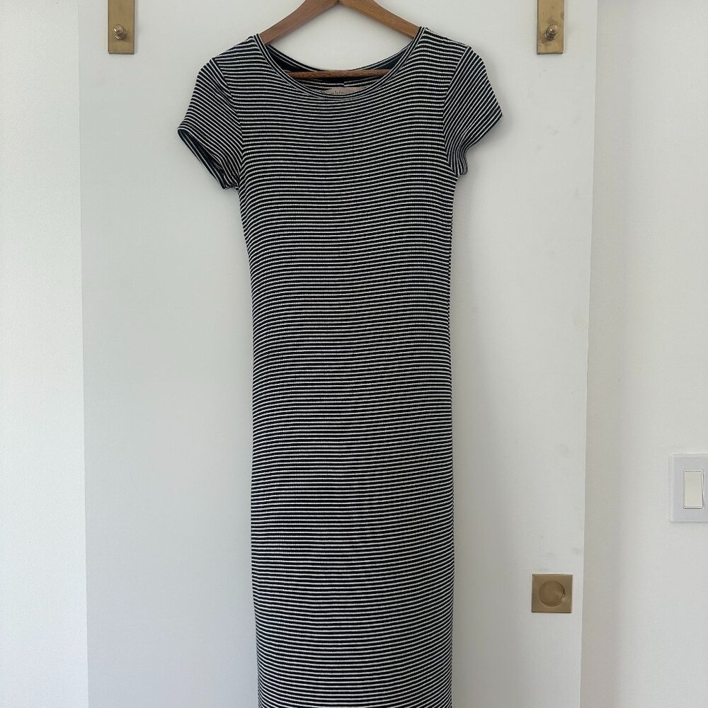 Philosophy Jersey Striped Maxi Dress Size S